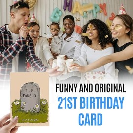 RIP Fake ID Greeting Card